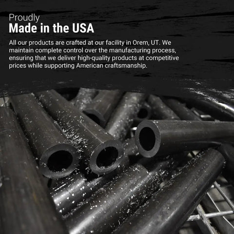 Beefed-Up 4X4 Camp Series Rear Adjustable Control Arm And Track Bar Kit metal tubes, charcoal finish, USA made