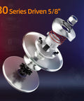Torque Converter Kit for Go Karts 212cc 30 Series 6.5 HP Mini Bike Replacement Clutch Set 3/4 Inch Bore, 10 Tooth Sprocket