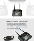 Remote control displaying 2.4GHz 12 Channel 1080P Digital Video Transmission Transmitter For Android Drone Remote Control With H12