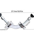 Dimensions of Heavy Duty Stainless Steel Pipe Clamp Fixture With 90 Degree Corner Squares Adjustable Magnetic Alignment Tool
