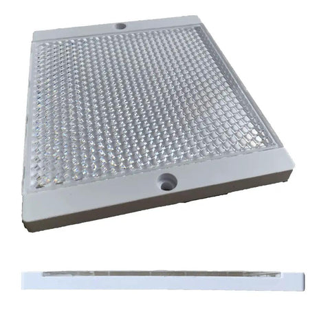Large 100 By 100 mm Plastic Reflector For Photoelectric Sensors, Ideal For Infrared And Laser Applications, Pack Of Two, top side view.