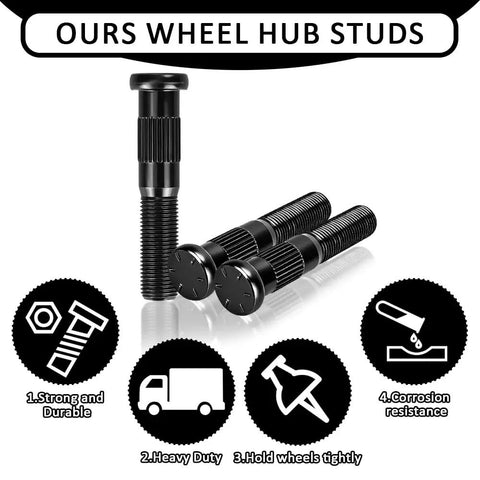 Image of Six Pack Press In Wheel Studs One Half Inch Twenty Thread For Dexter Trailer Hubs On 5200 To 7000 Lb Axles.