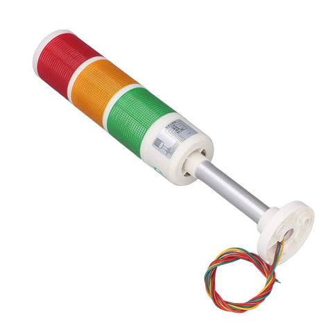 Three Layer LED Stack Tower Light for CNC Machines and Automatic Production Lines 24 Volt Aluminum Alloy Signal Indicator Lamp
