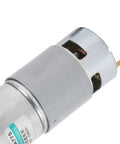 Heavy Duty Dc Gear Motor With All Metal Gears For Automated Industry Jobs, Offers Super Quiet Performance, High Torque Output, 24V Micro Power At 20 Rpm Plus, Solid Compact Build That Will Rock Your Project, close-up view