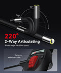 2 Way Articulating Borescope With Light For Phone Endoscope Camera, 220° flexible probe and camera adjustment roller