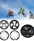 Road Bicycle Crank Guard Protector For 40 To 52T Sprockets easy install plastic cover shield images with cyclists in background