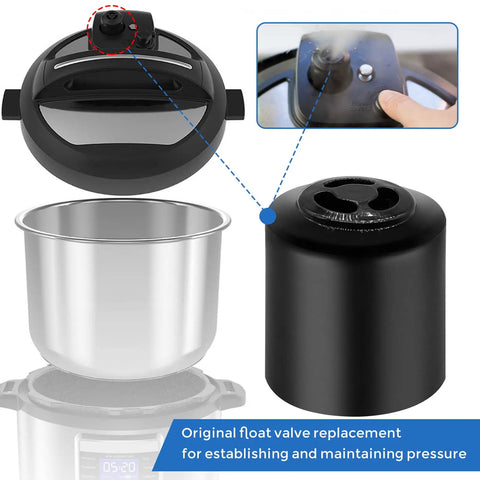 Universal Steam Release Handle And Valve For Duo Series Pressure Cookers 6 Quart To 8 Quart Models Replaces Steam Sealing