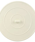 5 Inch Flat Suction Rubber Sink Stopper Fits Most Kitchen And Bathroom Sinks And Tub Drains White Durable Rubber Corrosion Resistant Easy To Use No Fuss Quick Seal For Stopping Water