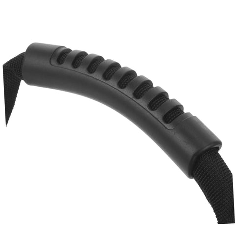 Sturdy Polyester Dive Tank Strap For Scuba Gear Lightweight Elastic Tank Holder with black handle detail shown