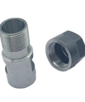 Heavy Duty ER16 Collet Chuck Spindle Extension Rod For Milling Machines And CNC Lathes, showing metallic threaded components.