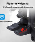 Close-up of anti-slip V-groove on 2-In-1 Adjustable Angle Clamp With 0-180 Degree Range, Heavy-Duty Clamp Set, Patent Pending