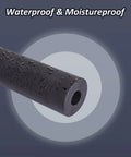 Go-To EPDM Foam Pipe Insulation Tube, Six-Foot Long, 3/4 Inch Inside Diameter, 3/8 Inch Wall Thickness, wet with water droplets
