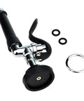 Pro Grade Pre Rinse Spray Valve Head For Commercial Kitchen Sinks High Pressure Dish Sprayer Nozzle with Black Hand Grip