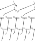 50 Pack Slatwall Hooks For Phone Accessories Display Heavy Duty Iron Slat Wall Hooks with Large Capacity and Space Saving Design