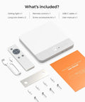 Cordless Motion Sensor LED Ceiling Light With Rechargeable Battery, Magnetic Mount, Remote, Three Color Temperatures kit