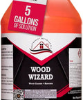 Legit Heavy Duty Wood Floor Cleaner And Stain Remover For Decks Fences Docks No Bleach Formula in a 1 gallon bottle.