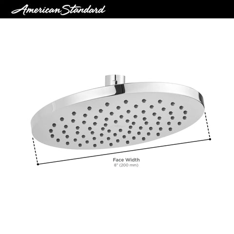 Minimalist Hand Shower 1.8 GPM Flow, Polished Chrome Finish, Single Function Spray, Brass Handle, Easy Clean Nozzles