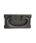 Mission Drawer Pull 3 Inch (76mm) Barcelona Pewter Finish For Cabinets And Furniture - Classic hardware handle front view