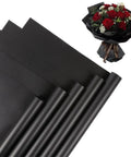 Deep Green Bouquet Wrapping Paper With Gold Edge 60 Count Pro Grade Floral Wrap for flower shops, rolls and bouquet view