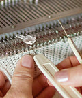 10 Pack Yarn Tensioner Adapters For Addi Knitting Machines Removable Yarn Tension Control Parts, clear plastic on knitting machine