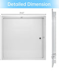 Dimensions of 24 Inch Drywall Access Panel Metal Wall Door Thick 1.2mm Steel Built Tough And Rock Solid.