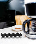 Chocolate Fountain Spiral Shaft Replacement Kit Four Piece Plastic Spiral Structure For Smooth Continuous Operation And Easy Maintenance Compatible With Various Chocolates For Home Parties And Family Gatherings, black plastic auger