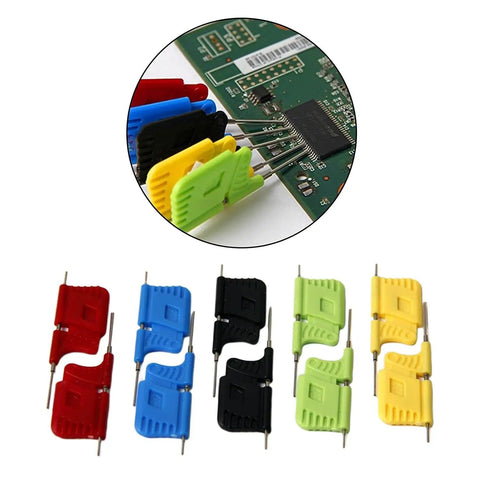 Ultra Small IC Clip Test Probe For SOIC TSSOP TSOP SSOP MSOP PLCC QFP TQFP LQFP And SMD Chips The Mini Foot Clip Adapter in various colors
