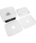 Top Shelf Food Dehydrator With Five Tier Trays And Smart Digital Timer, including removable trays and control panel.