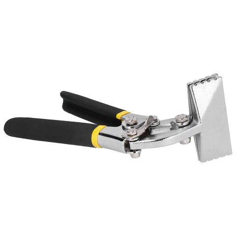 Sheet Metal Flanging Pliers Flat Nose Crimping Forceps Hand Seamer With Curved Handle Compound Leverage for precise metal bending