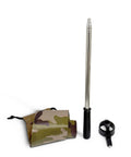 Compact Golf Ball Retriever 9 Foot Telescoping Stainless Steel Pole With Carry Bag, Rust Resistant, Lightweight Tool on Display