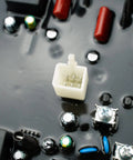 Close-up of Inverter Module Cover Assembly For Predator 9500 Watt Inverter Generator, heavy duty replacement part connection.