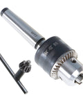 Premium B16 Drill Chuck Featuring Badass Tight Hold And Hella Tough Build For Mini Metal Lathes Tailstocks With MT2 Arbor, 5/64 to 1/2 inch range.