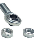 Beefy 3/4 Inch Steering Shaft Kit With Steel Shaft Support, Spherical Rod End, Right Hand Male Thread Jam Nut, Includes 1 Rod End And 2 Right Hand Jam Nuts, Heavy Duty Replacement For Off Road Vehicles, with rod end and two jam nuts