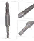 Bolt Extractor Set 5 Pieces Tap Extractors For Steel Damaged Screws And Stripped Fasteners Remover Tool Kit close-up view