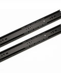 One Pair Three Stage Drawer Slides Cold Rolled Steel Built Tough As Nails Heavy Duty Closet Glides Roll Whisper Quiet Cabinet Track.