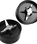 Pack Of 2 Cross Blade Replacement Parts For 250 Watt MB1101 Series Blenders Juicers And Mixers Great For Smoothies And Frozen Drinks Durable Stainless Steel Construction Easy Swap showing stainless steel blades