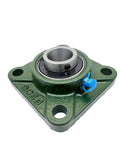 Single Four Hole Flange Bearing Unit For UCF305 And UCF306 Series Models For Plants Where You Need Zero Wobble And Steel Strength close-up