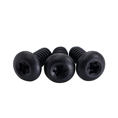 Heavy Duty 26 Piece TC4 Titanium Replacement Kit For Knives Featuring Anti Rust Pivots Lanyard Tubes Blade Stop Pins And Precision Screws For A Hella Solid Top Shelf Upgrade, black screws from kit.