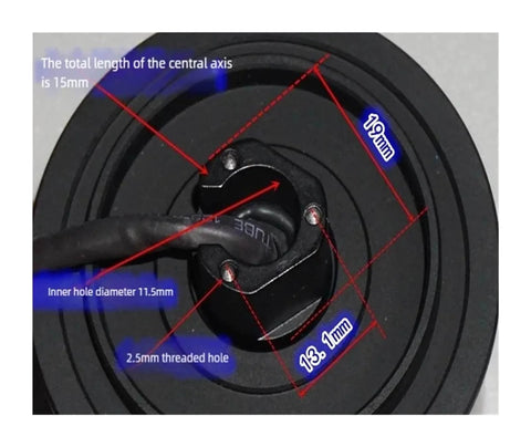 Close-up of High Precision Brushless Motor With Built In Driver And Encoder For Robot External Rotation Bus