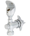 Heavy Duty 1/2 Inch Industrial Water Faucet Fountain Bubbler with chrome finish and quarter turn cartridge for easy installation.