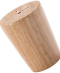 Solid As A Rock Adjustable Furniture Levelers For Couches Tables And Chairs Made From Rich Oak Wood close-up view of oak leveler