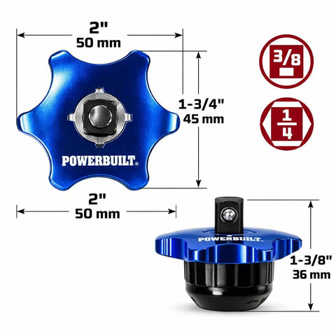 Three Eighths Inch Drive Palm Ratchet Finger Ratchet 2in1 Stubby Thumb Ratchet For Tight Spaces With Dual Compatibility