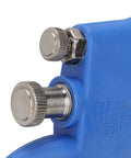Close-up of F75 model adjustments on Top Rated 1.5mm Stainless Steel Air Paint Sprayer For Automotive And Industrial Varnish Coating.