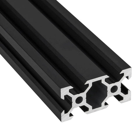 5 Piece 400 mm 2040V Aluminum Extrusion Profile European Standard Anodized Linear Rail For 3D Printers Lasers CNC Machines And DIY Projects Black Built For DIYers