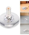 Stainless Steel Mop Plate Replacement Base 2 Pack, Heavy Duty Rotation Mop Head Spare Part For Commercial And Industrial Floors, Office, Hospitals, And Hotel Cleaning, Beastly Durable Build And Easy Swap For Fast Setup, stainless steel base on mop handle