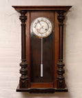 Vintage wall clock with DIY Clock Pendulum Replacement Cylinder for Wall Clocks 10.62 Inch Metal Pendulum Accurate Timekeeping Parts.