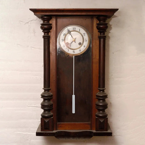 Vintage wall clock with DIY Clock Pendulum Replacement Cylinder for Wall Clocks 10.62 Inch Metal Pendulum Accurate Timekeeping Parts.