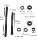 Dimensions and components of Lightweight Dope Quick Release Bicycle Skewer For Road Mountain And BMX Bikes Easy Install Axle Replacement