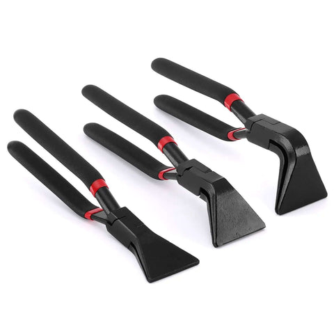 Three Piece Hand Seamer Sheet Metal Tool Set For Straight 45 Degree And 90 Degree Bends, durable pliers with sharp ground jaws