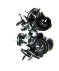 Beefy 5000 Piece Eight By One Half Inch Self Drilling Hex Head Sheet Metal Screws With Neoprene Washers close-up view